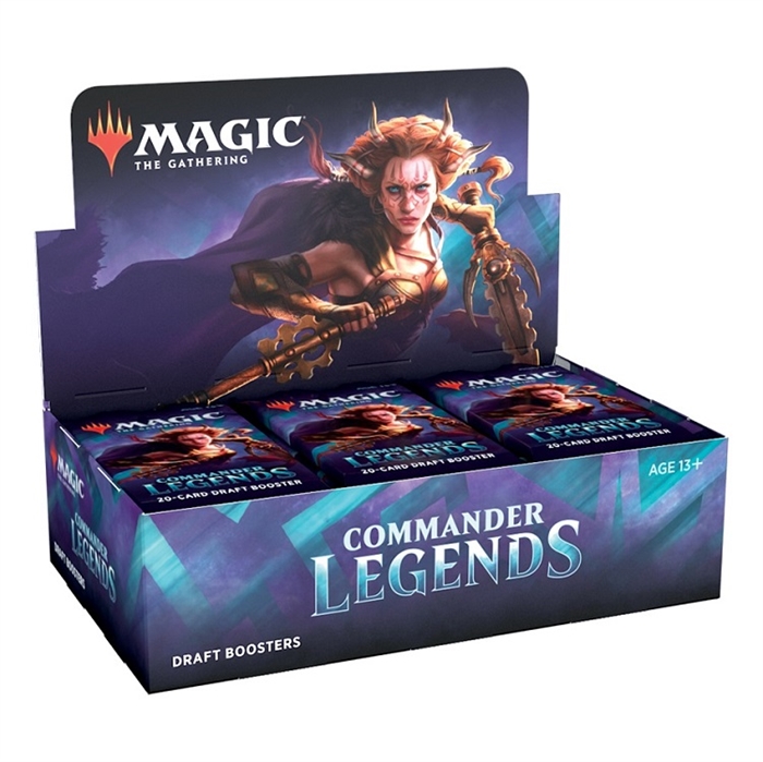 Commander Legends - Draft Booster Box Display (24 Booster Pakker) - Magic the Gathering